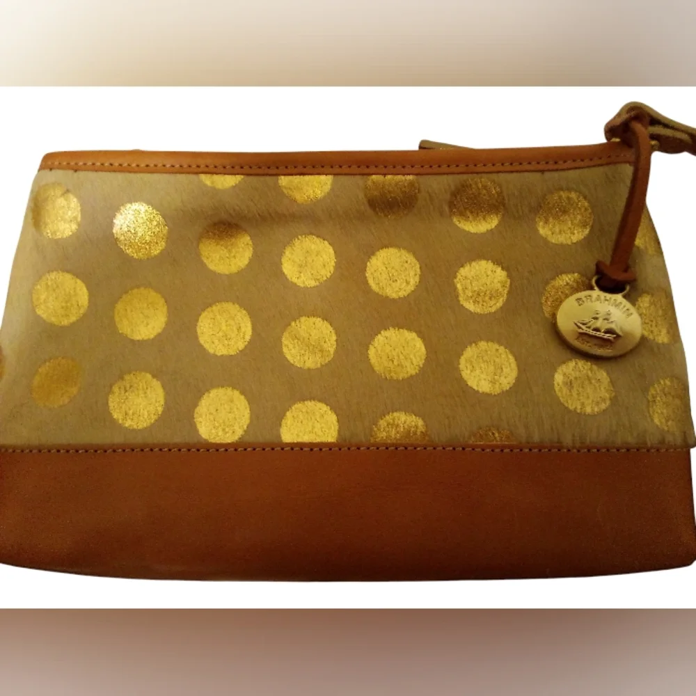 Brahmins - NWT Purse Made From Printed Calf Hair & Genuine Leather, Org Dust Bag - Picture 2 of 13